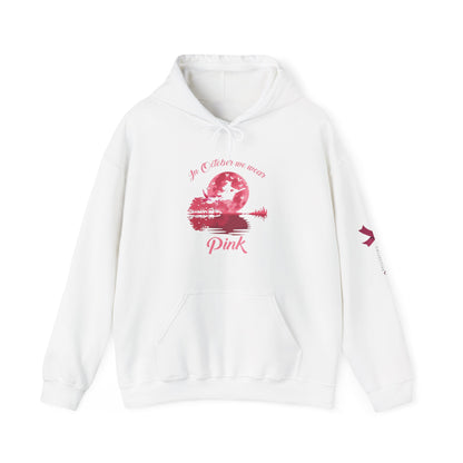 Breast Cancer Awareness Hoodie, In October We Wear Pink Hoodie, Witches Wear Pink Hoodie