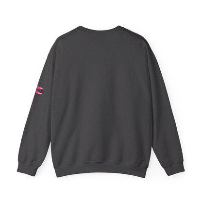 Breast Cancer Awareness Sweatshirt, In October We Wear Pink Crewneck, Stronger Than The Storm Sweater