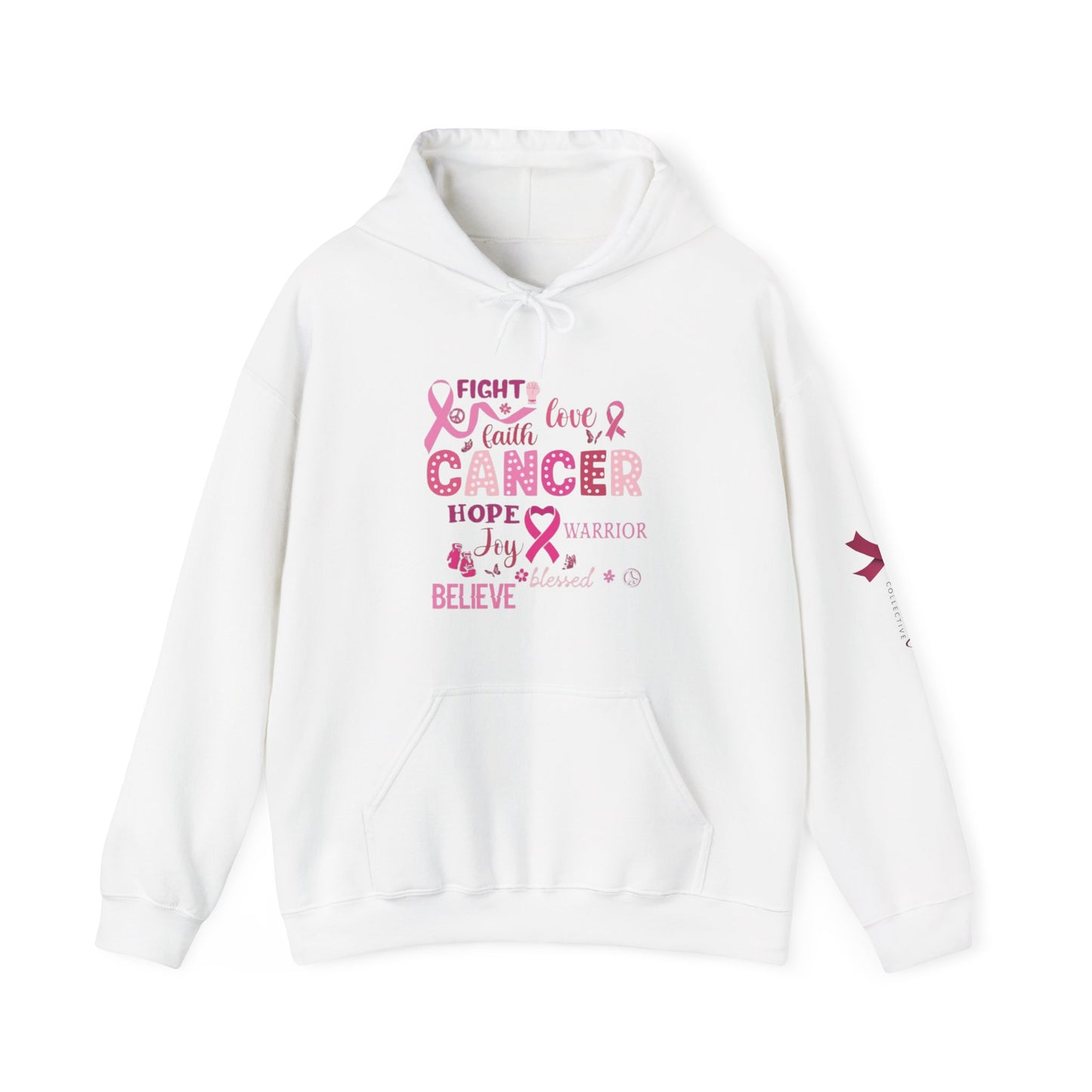 Breast Cancer Awareness Hoodie, In October We Wear Pink Hoodie, Fight Love Faith Hoodie