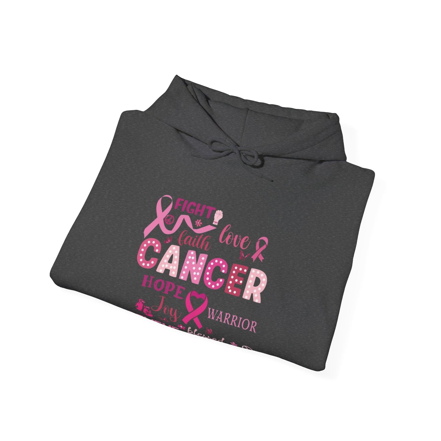 Breast Cancer Awareness Hoodie, In October We Wear Pink Hoodie, Fight Love Faith Hoodie