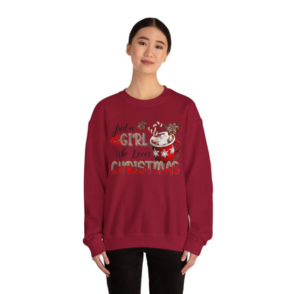 Christmas Mama Sweatshirt, Hot Chocolate Christmas, Christmas Gift, Christmas Sweater. Girl Who Loves Christmas