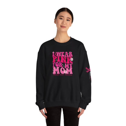 Breast Cancer Awareness Sweatshirt, In October We Wear Pink Crewneck, For My Mom Sweater
