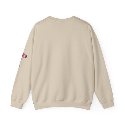 Breast Cancer Awareness Sweatshirt, In October We Wear Pink Crewneck, Stronger Than The Storm Sweater