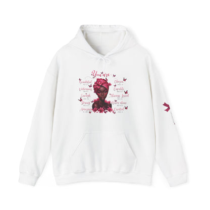 Breast Cancer Awareness Hoodie, In October We Wear Pink Hoodie, You Are Affirmations  Hoodie